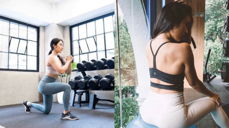 深蹲、跨步蹲與臀橋，結合阻力帶與重量…健身狂May教妳六個在家就可以完成的練翹臀動作