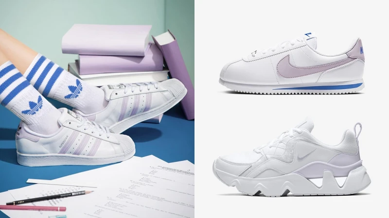 盤點5雙仙氣紫球鞋Nike、adidas、Puma、Converse全都有，一穿上女神感炸裂