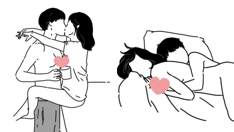 「一想到你,我的腿就張開了」情侶性愛插畫集:我愛你,也愛你的身體
