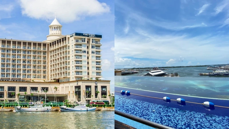 澎湖住宿首選！澎湖福朋喜來登酒店270度套房同時泡湯、賞港景，還有無邊際泳池、霸氣龍蝦粥等6大必住理由