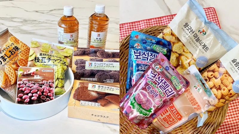 零食控必吃！7-ELEVEN推15款日本、韓國7-11限定零食，不用出國就能買得到
