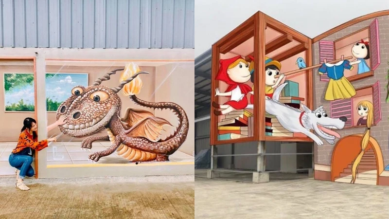 桃園人太幸福！全台首間3D彩繪夜市「童話市集」登場，占地4000坪、200個攤位超好逛，周末就衝一波