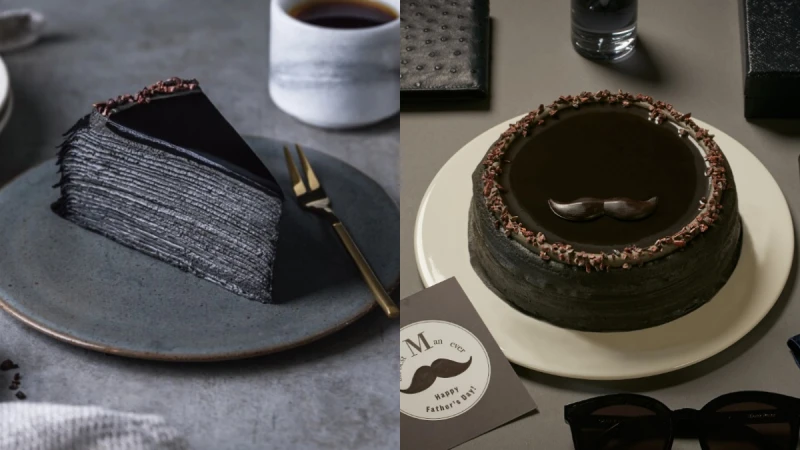 Lady M最男人的父親節蛋糕來了！6吋曜石黑「竹炭咖啡千層蛋糕」，苦甜滋味限時登場