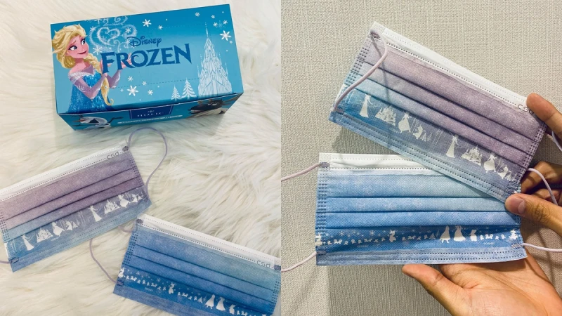 中衛口罩推出成人版「冰雪奇緣口罩」！絕美藍紫色漸層，開賣時間、價格曝光