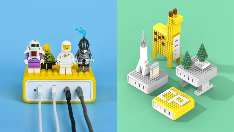 超可愛！Thecoopidea推積木充電器5大亮點公開，從耳機、筆電、SWITCH一顆搞定，