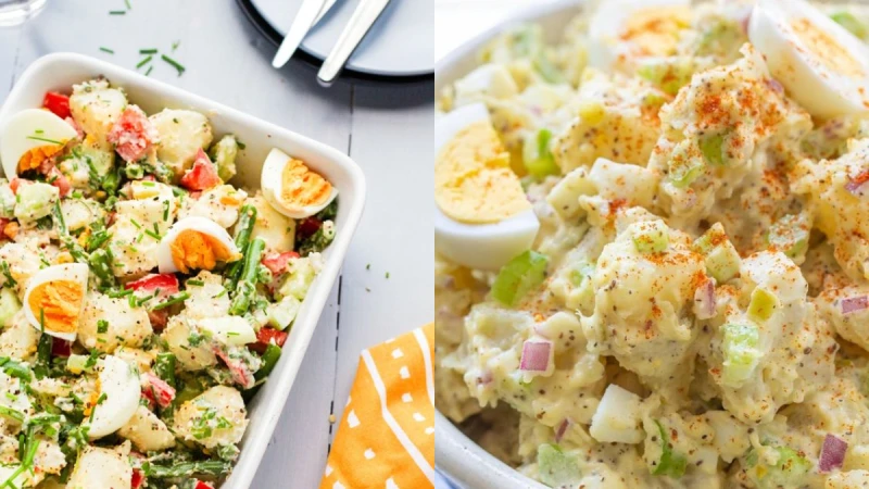 飽足感！低脂美味！簡單零失敗！減肥必吃的蛋香馬鈴薯泥沙拉做法來啦！