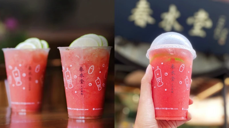 消暑首選！春水堂推紅心芭樂檸檬綠茶，沁涼酸甜最適合炎熱的夏天來一杯