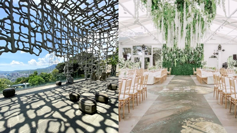「沉浸式婚禮」成最夯趨勢！山中秘境、戶外溫室等絕美場地，都在君品Collection找得到，打開五感留下深刻回憶