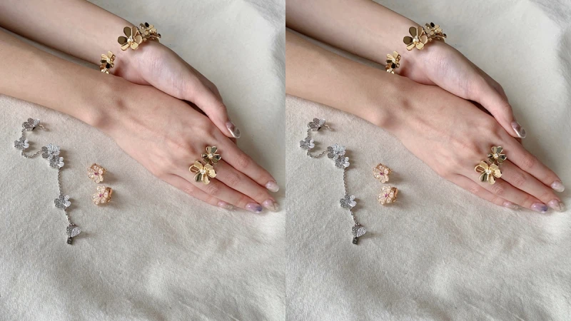 試戴報告│Van Cleef &amp; Arpels集結愛心花瓣造型、鏡面拋光工藝的Frivole系列新品細節實錄