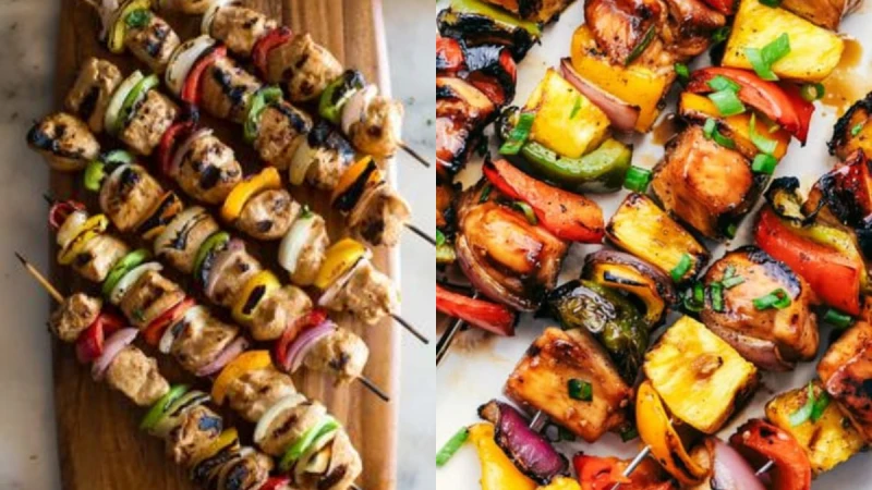 在家也可以享受的滑嫩彩蔬雞肉串 低脂低卡吃起來超療癒 食譜做法都幫你整理好了！