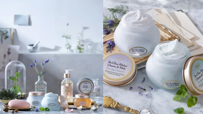SABON 2020年全新洗卸「復活草純淨保濕系列」,薄荷磨砂膏自帶清涼香氣,一上市就榮登到@Cosme洗臉與去角質雙冠軍