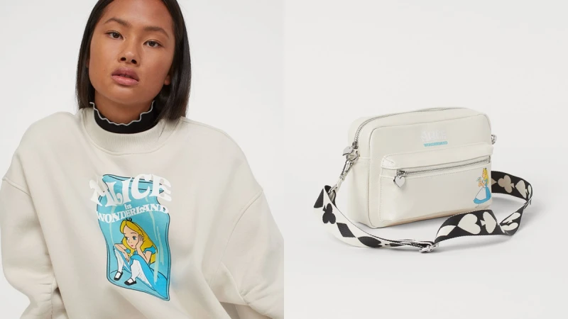 最貴不用千元！H&amp;M聯手迪士尼童話《愛麗絲夢遊仙境》打造服飾、包包、帆布鞋、腰帶