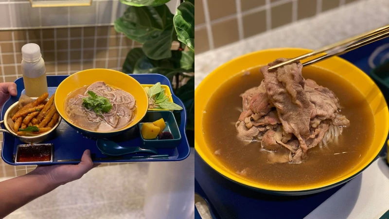 《小洛城cyclo》美式越南河粉進駐A11！推出期間限定現切豪華牛肉山，熱湯現沖的甜嫩美味