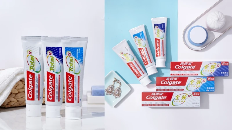 一次擁有8大功效，全方位保護口腔健康的高露潔全效牙膏，輕鬆綻放完美潔白笑容，顏值加分再升級！