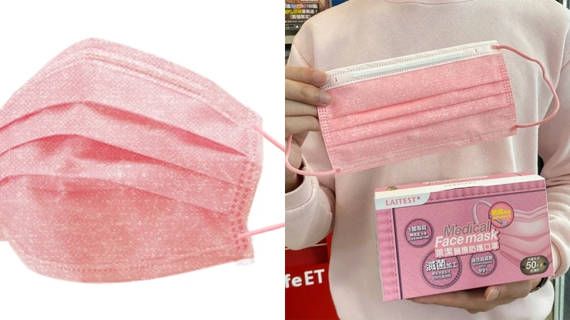 粉紅口罩愛好者必收！萊爾富10/24推新色「牛仔玫瑰粉」，第一款使用外耳繩增加服貼度