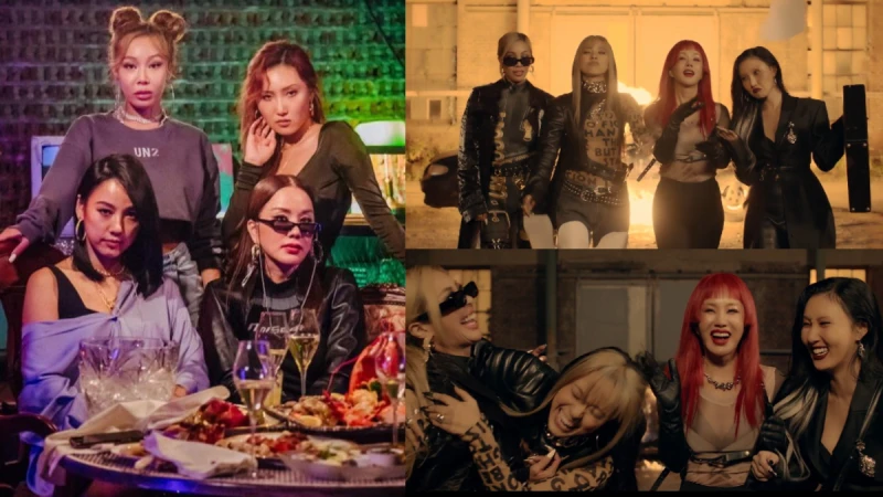 李孝利、嚴正化、Jessi、華莎「退貨遠征隊」〈DON'T TOUCH ME〉MV釋出,神之霸氣無人敵!