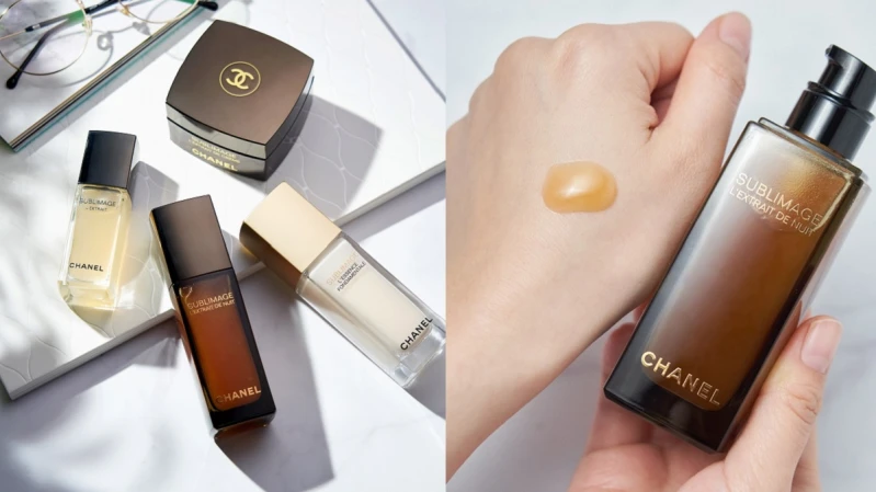 用香奈兒最頂級夜間精華「肽金露」，讓肌膚一夜光采！把最頂級珍貴成分注入肌底，煥發耀眼美肌光！ 