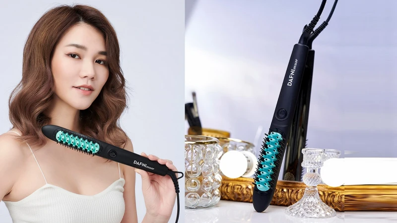 頭髮造型神器推薦！各種韓妞時髦捲、女神柔順直髮，DAFNI muse都幫你輕鬆達成，而且髮絲還超亮澤！