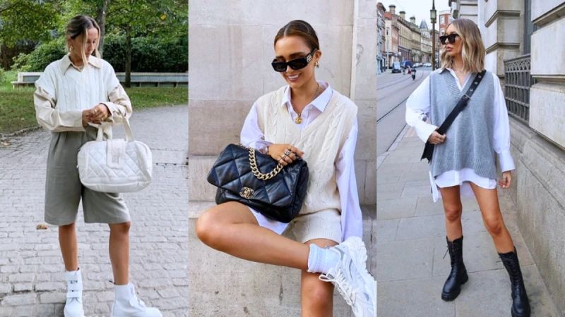 時尚達人都在穿！秋冬必備針織背心穿搭法則你不能不知道