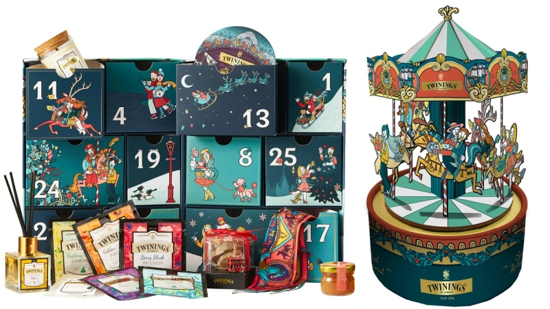 全球限量!唐寧茶TWININGS推聖誕倒數月曆、英倫手工音樂盒,攜手英國藝術家打造,不只有茶還有果醬、甜點、擴香組