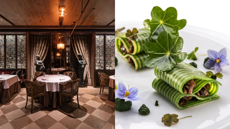 米其林一星主廚加持！君品酒店全新義式餐廳「雅意」，在特色古董薰陶下，品嚐傳承三代北義美味