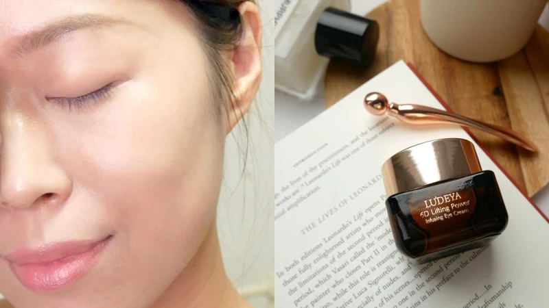 46歲賈靜雯素顏超顯嫩！秘訣是：最容易洩漏年齡的眼周要顧好！撫紋神隊友「奢華微臻琥珀眼霜」一併公開 