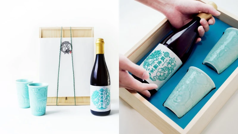 臺虎推出第一個青瓷啤酒杯！攜手鶯歌陶瓷老舖安達窯打造對杯禮盒，唯美青釉色限量150組