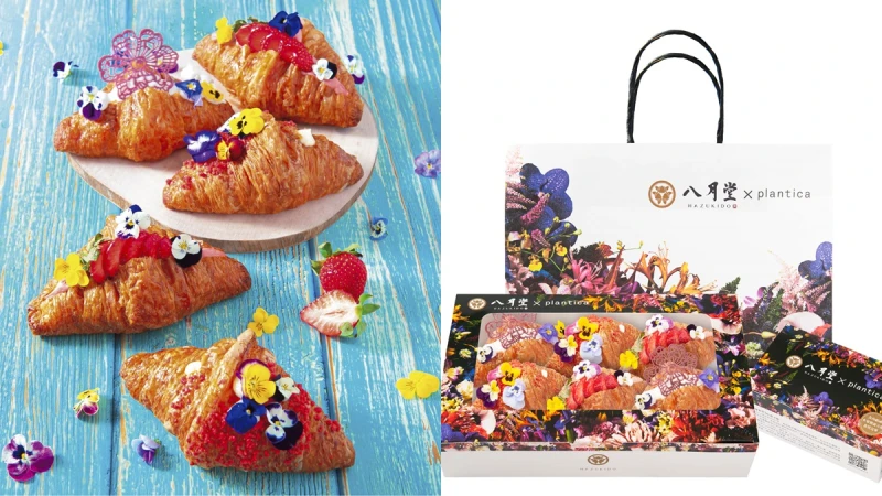 超美花朵可頌！八月堂X日本Plantica花藝推3款絕美系可頌，1/8限店開賣