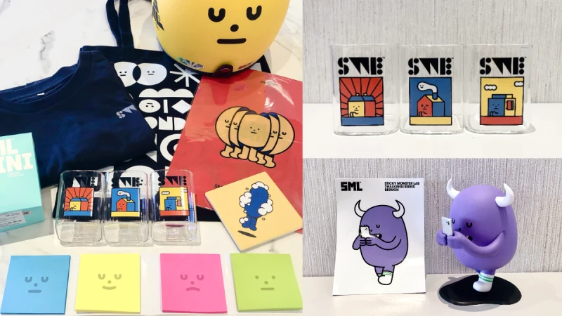韓國SML《黏黏怪物研究所：登入計劃特展》登場！百件超Q商品失心瘋，開箱「限定」周邊只在台灣買得到！