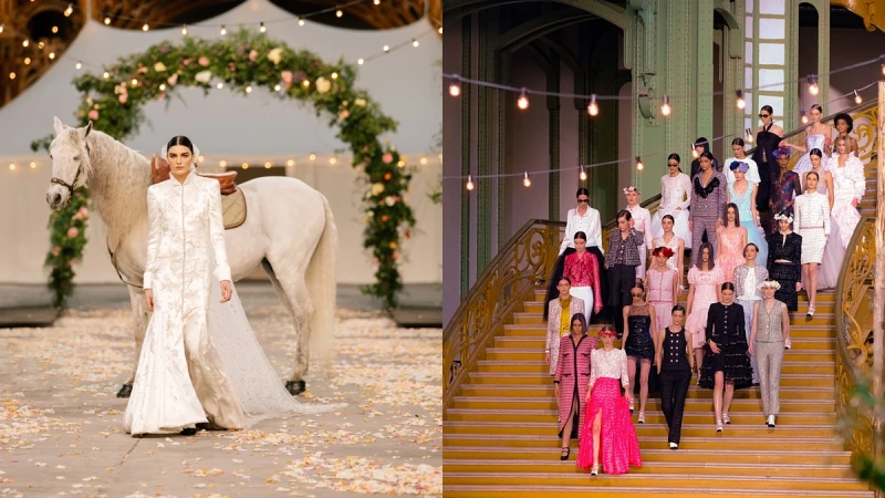 香奈兒2021春夏高訂大秀白馬王子壓軸現身，為女孩們打造夢想中的婚禮樣貌