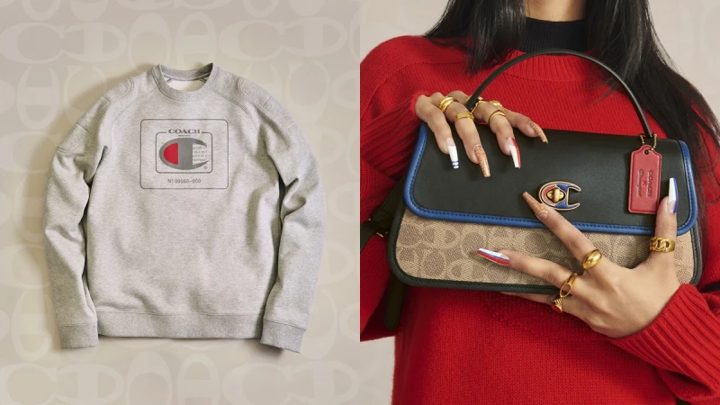 最燒錢跨界聯名系列！Coach攜手Champion打造潮包、潮衣，開賣日期、地點這邊看