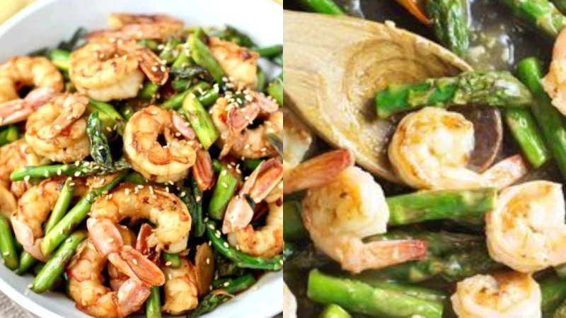 大魚大肉之後的清腸刷脂餐—蘆筍清炒蝦仁食譜來了！低脂高蛋白，吃了無負擔！