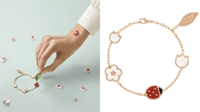 不只四葉幸運草，Van Cleef &amp; Arpels把瓢蟲、梅花和鈴蘭收進最新Lucky Spring系列，可愛升級更有硬底子珠寶工藝！