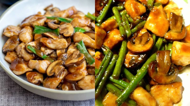 鮮美多汁又低卡的”胡蘿蔔蒜炒磨菇”食譜來了！簡單快手菜，下班就來試試！