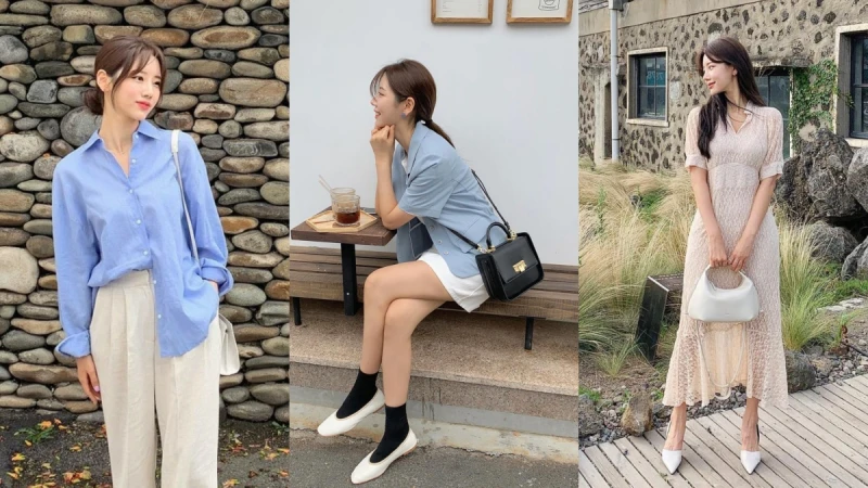 早春穿搭從西裝外套、透膚襯衫、針織衫下手...學習9種韓系穿搭法，瞬間化身氣質歐膩