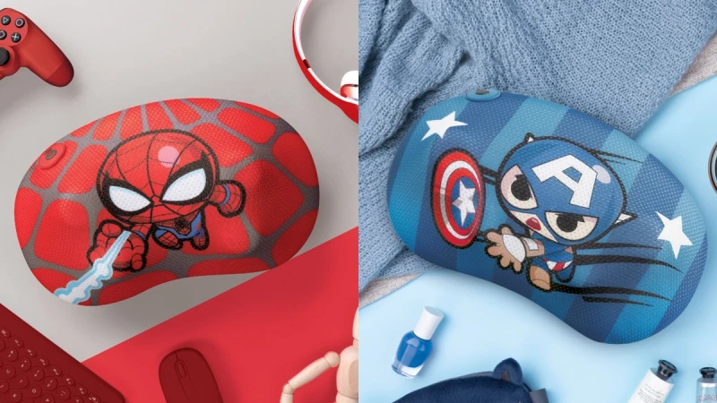 OSIM暖摩枕推出漫威限定款!美國隊長、鋼鐵人、蜘蛛人Q版超級英雄圖案,漫威粉絲必收一波