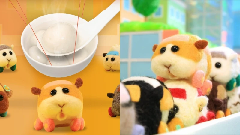 PUIPUI！桂冠X天竺鼠車車聯名體驗店推4款限量商品，還能DIY手作天竺鼠車車湯圓