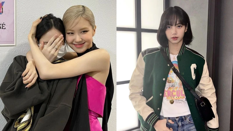 Blackpink ROSÉ Solo 出道好姊妹來祝賀!「鋼鐵瀏海」Lisa的額頭竟意外曝光了!