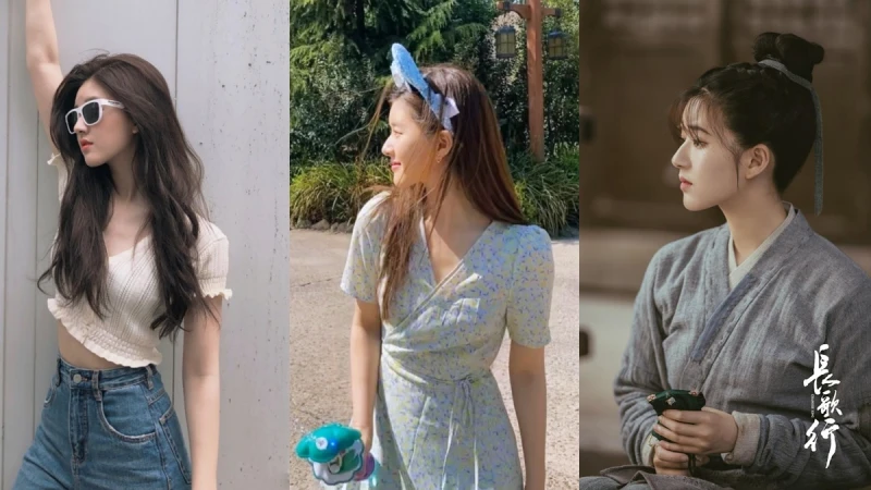 趙露思私下甜美風穿搭必取經!碎花洋裝、雪紡上衣、高腰牛仔褲...穿出春夏最清新的氣質小姐姐範本