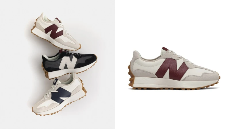 跪求代購也買不到的NB327酒紅皮革款將開賣！New Balance官網、限定店鋪上架(附上售價)