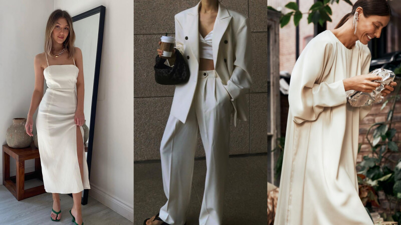 登記結婚白色單品推薦！盤點超過10件Zara、H&amp;M、Mango等5間平價網拍就可以買到的質感白色洋裝＋套裝
