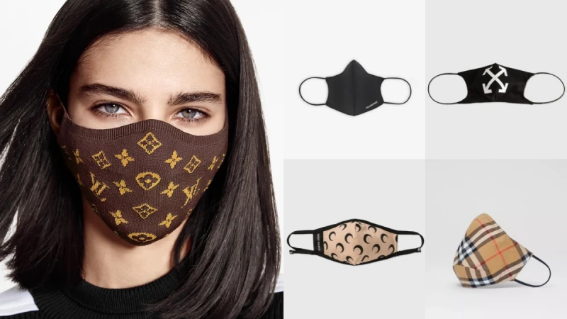 疫情肆虐口罩不離身！盤點LV老花款、Off-White箭頭圖案、Fendi綁帶蝴蝶結、Marine Serre爆紅月亮...10款精品口罩推薦