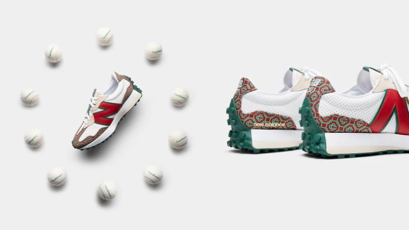 Casablanca X New Balance聯名系列再度來襲！NB237、NB327換上磚紅色印花拼接奶茶色皮革，開賣日期、售價這邊看