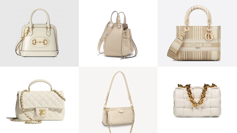 2021春夏必敗燕麥奶包包推薦！盤點Chanel口蓋包、Loewe吊床包、CELINE經典包…超過10款仙氣滿分的手袋選擇