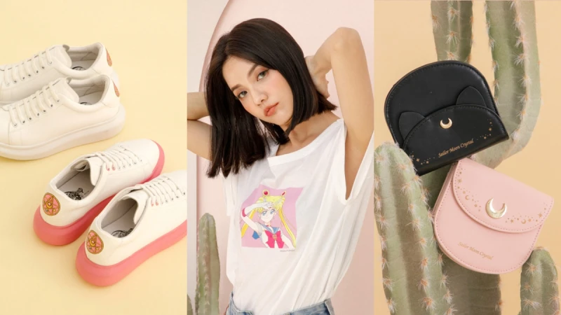 呼叫美戰迷!Grace Gift再度聯手美少女戰士,打造短TEE、牛仔褲、穆勒鞋、厚底小白鞋、長夾…10大聯名品項