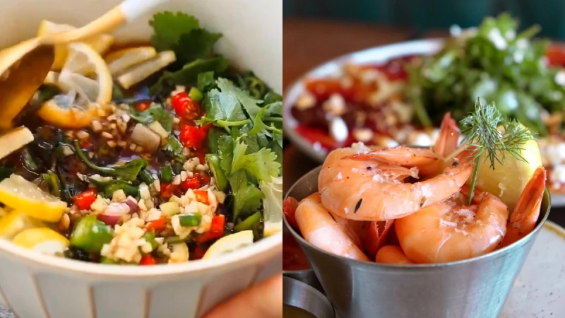 3道低脂涼拌菜：韓式拌豆芽/酸辣涼拌蝦/香辣涼拌花椰菜食譜