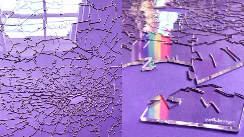 拼圖控高難度挑戰！澳洲全透明「碎玻璃拼圖」堪稱耐心、眼力大考驗，成品會發現超驚喜彩蛋