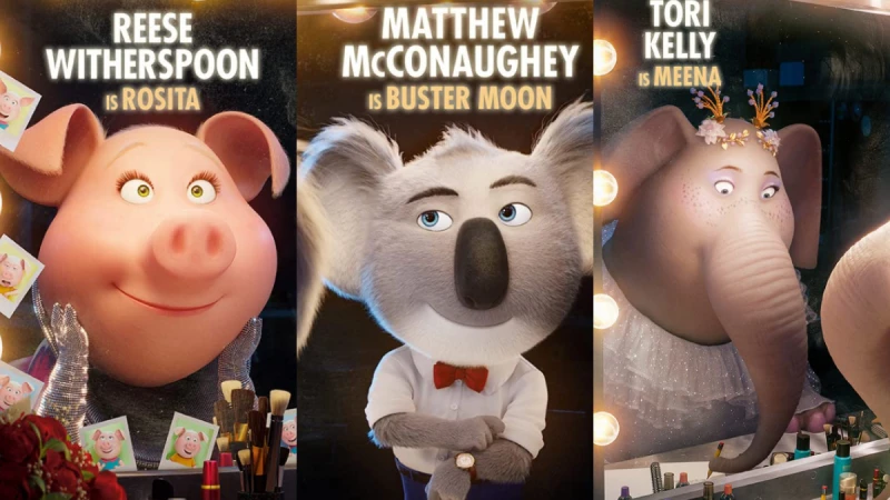 《歡樂好聲音2》動物版歌喉讚回來啦！搖滾巨星U2主唱波諾加盟配音，超華麗歌舞秀即將登場