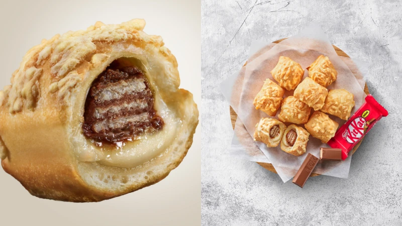 必勝客又有新商品了！找來KitKat合作打造「爆爆芝心球 X KitKat巧克力」，甜食控必須吃起來