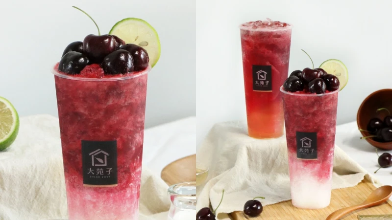 滿滿18顆櫻桃！大苑子「櫻桃朵朵」強勢回歸，還有全新飲品櫻桃翡翡清爽又消暑